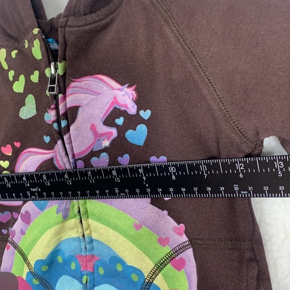 Horseland Jerry Leigh Girls Medium brown zip up vtg *ISSUES READ DESCRIPTION* - Picture 11 of 12